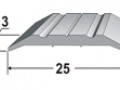 АТПД 01 25,0х3,0 ММ ПОРОГ АЛЮМИНИЕВЫЙ