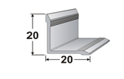 Внутренний 20. Угловой алюминиевый порог 20х40 Венас. Порожки-угол 40*22мм (1,35) алюмин. Порожки-угол 40*20мм (1,35) алюмин. Порог-угол 20*20мм 0.9 алюминий внутренний.